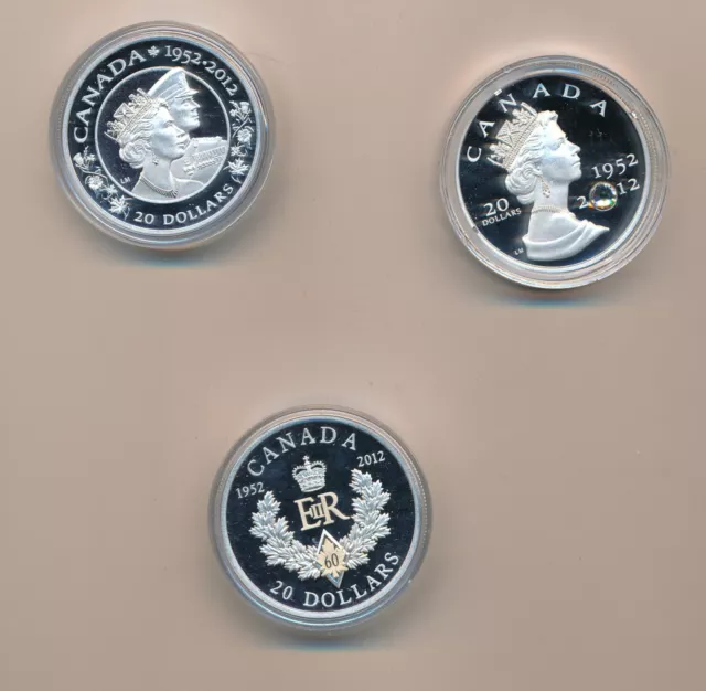2012 Coin, Canada Coin, 20 Dollars Coin, The Queen's Diamond Jubilee