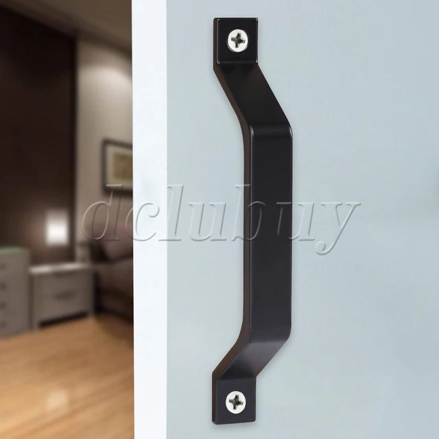 2x Barn Door Pulls Handle Hardware 6 Inch Length for Furniture Repair 2