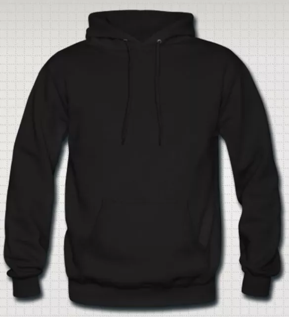 OFFERTISSIMA Felpa con Cappuccio Footex Made in Italy Nera Sweet Hoodie