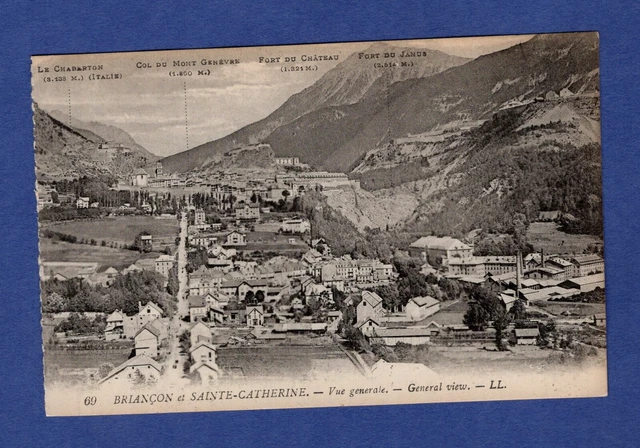 Carte Postale Ancienne - Briançon - Sainte-Catherine - Les Casernes