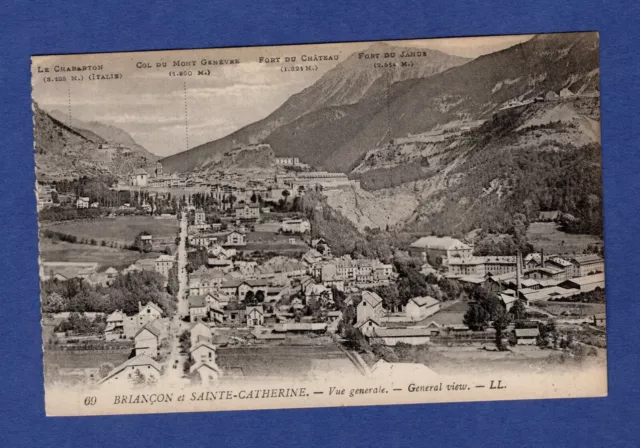 Cq / Carte postale - CPA / Briançon et Sainte-Catherine --> Vue Générale