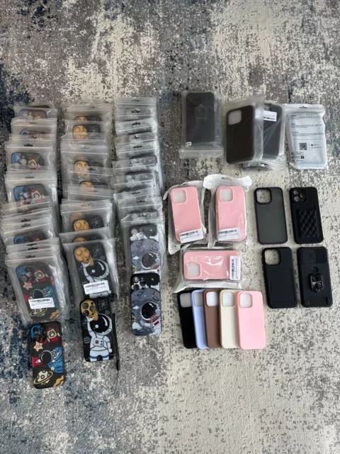 Joblot of iPhone 14 Pro/Max cases joblot 77 cases Bulkbuy Wholesale