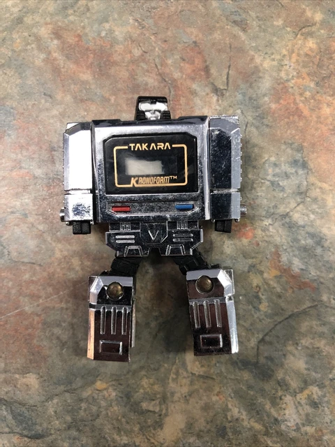 Transformers G1 1983 KRONOFORM robot watch silver japan takara Transformers G1 1983 KRONOFORM robot watch silver japan takara