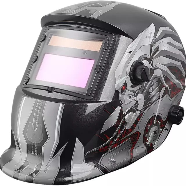 Solar Welding Helmet Mask Auto Darkening Transformer Arc Tig Mig Welder Machine