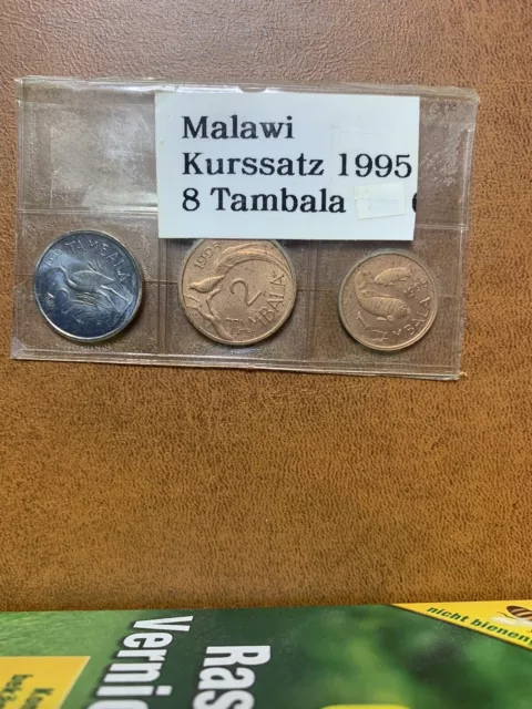 Malawi. -   8.  Tambala.  1995. -   Kurssatz.