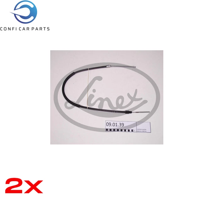 Handbremsseil Bremsseil Paar Hinten Linex 090139 2Pcs P F�R Fiat Scudo|Ulysse