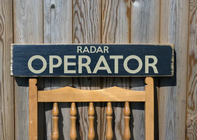 RADAR OPERATOR vintage style military signs ww2 army RAF FIGHTER MAP ROYAL AIR