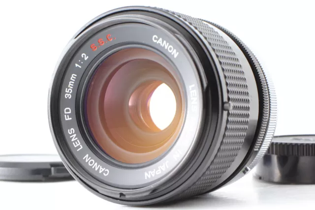 [N MINT+++] Concave " O " Lens Canon FD 35mm f2 S.S.C. SSC Wide Angle MF Japan