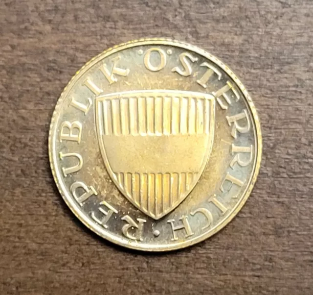 1966 Austria 50 Groschen Proof Coin - HIGH GRADE - #014 2