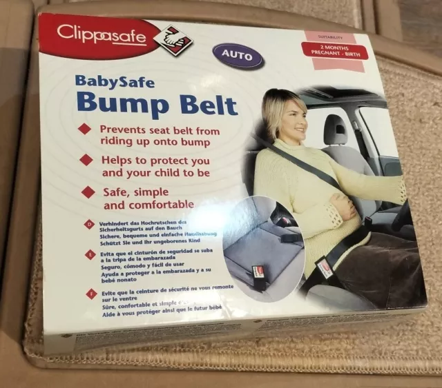 .Clippasafe Bump Belt Car Vehicles Unborn baby Mother-to-be Protection Brand New