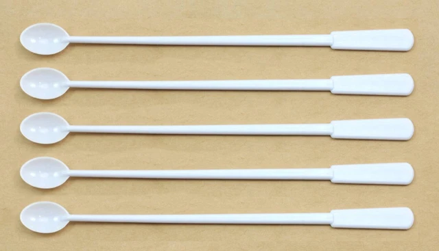 5pc Resuable Micro Mini Tiny Spoon Scoop Pick Up Small Items or Fish Feed Feeder
