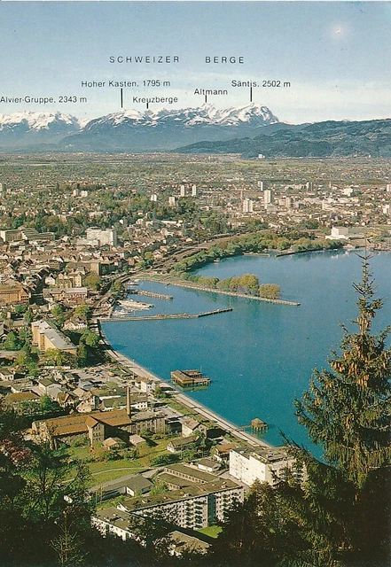 alte AK Bregenz am Bodensee ungelaufen Ansichtskarte E3424g
