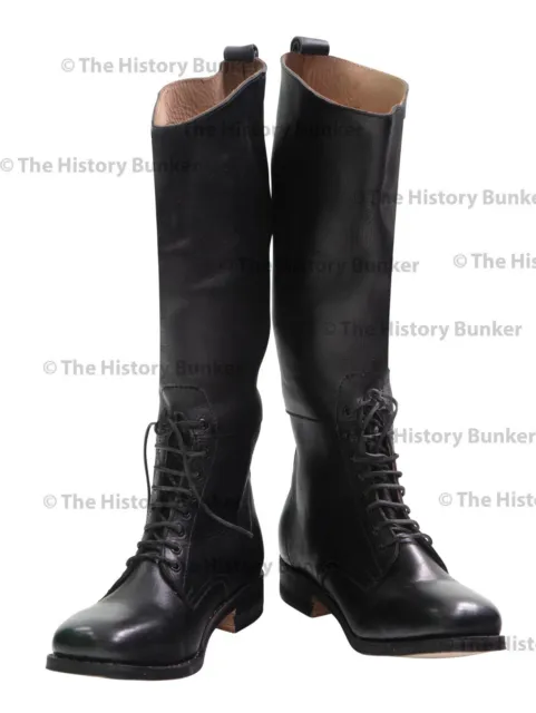 WW1 BRITISH OFFICER laced boots BLACK - size 11 UK 12 US $198.92 - PicClick