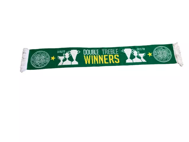 Celtic Football Scarf - Double Treble Winners