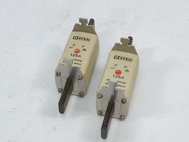 Efen 350350110 Fusible 125A 500V Gl NH1 120kA 2Pcs