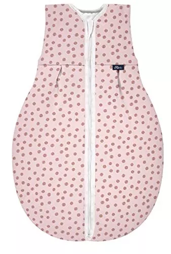 Alvi Kugelschlafsack Baby-Schlafsack Thermo Organic Olifant 110 cm Rosa B-WARE