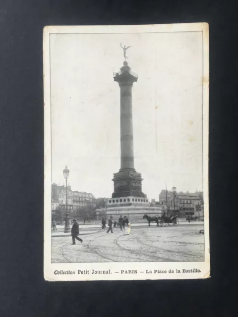 Carte Postale Ancienne PARIS - La Place de la Bastille