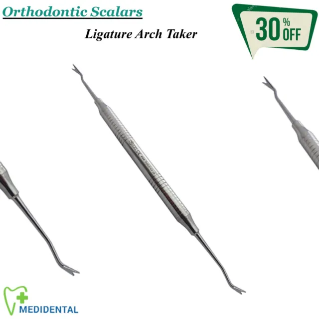Orthodontic Elastic Instruments Ligature Arch Taker Scalar Surgical Dental Tools