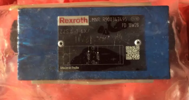 REXROTH R900347495 Check Valve (Z2S6-1-6X/)