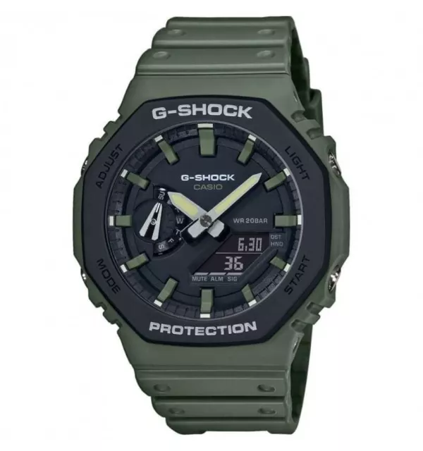 orologio G-SHOCK Classic SCONTO 10% uomo verde militare digi-ana GA-2110SU-3AER