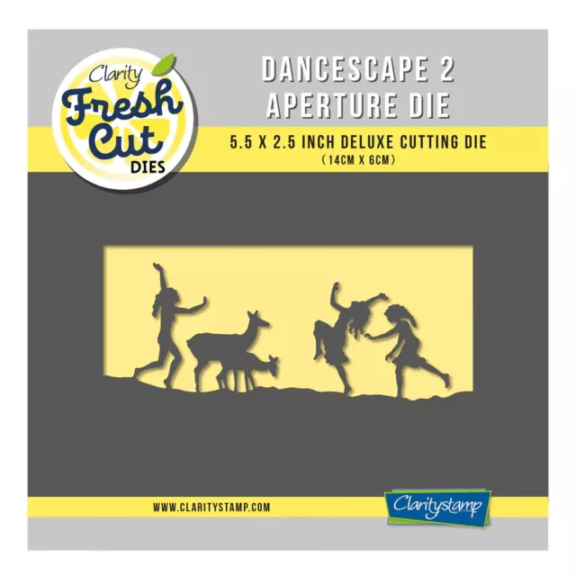 Claritystamp - Dancescape 2 Abertura - Fresco Corte Troquel Set