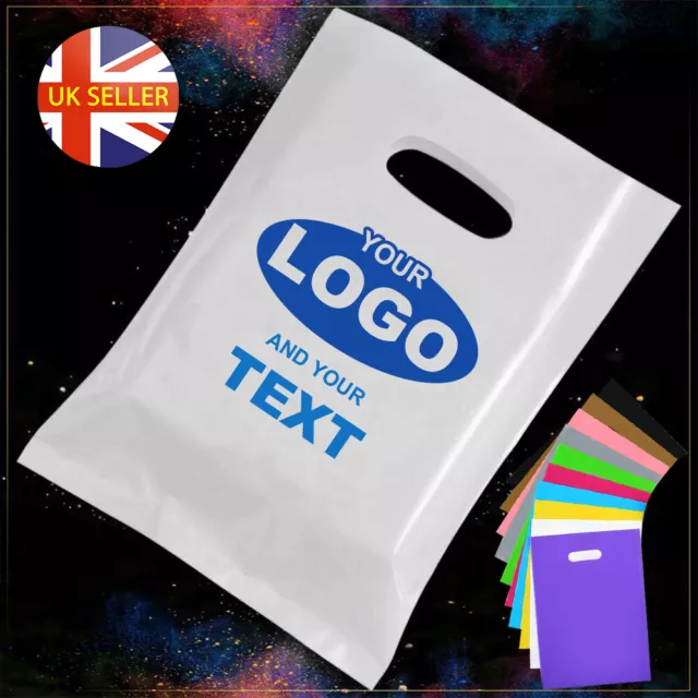 Personalised Carrier Bags Logo Printed Polythene Bags Shopping Bags Event Gift