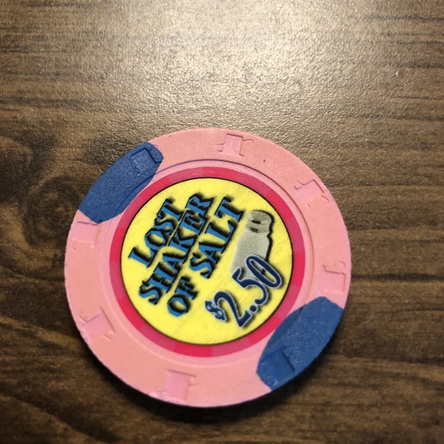 $2.50 margaritaville lost shaker of salt biloxi mississippi casino chip rare $2.50 margaritaville lost shaker of salt biloxi mississippi casino chip rare