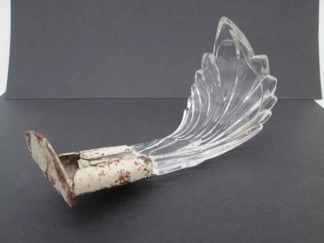 Antique Glass Drapery Curtain Tie Back Holder