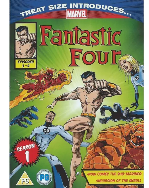 Fantastic Four - Series 1 - Episodes 3-4 (DVD, 2016) BRAND NEW SEALED Freepost