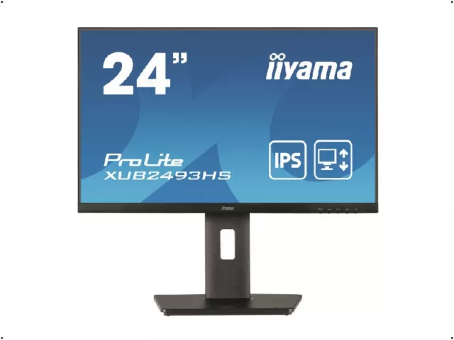 Iiyama Prolite 60.5cm (23.8") LCD Monitor, Pivot, DP,  1920x1080 XUB2493HS-B6