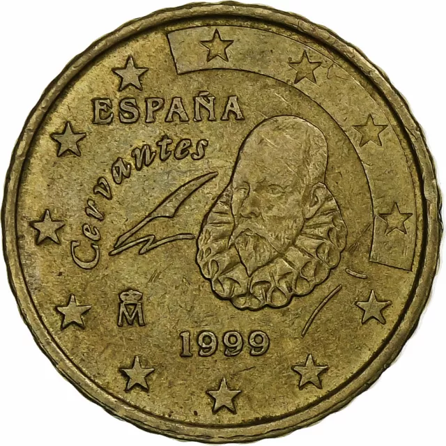 [#1250913] Spanien, Juan Carlos I, 10 Euro Cent, 1999, Madrid, S, Messing, KM:10