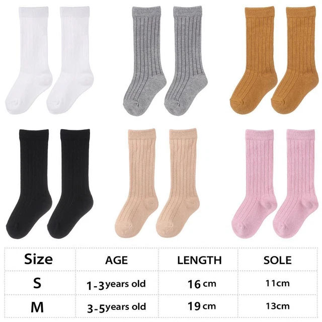 Toddler Leg Warmer Calzini di cotone Calzini per bambini Caldo invernale 10