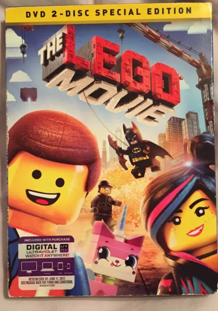 The LEGO Movie (DVD, 2014, 2-Disc Set, Special Edition No Digital Copy...