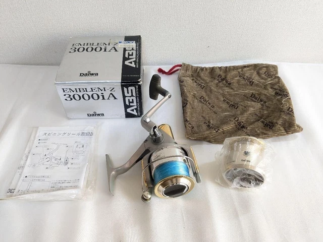 DAIWA EMBLEM Z 3000Ia Spinning Reel, Used, Fishing Gear