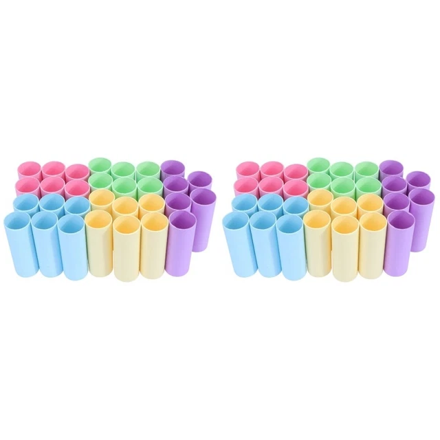 40 pz Tubess cartone artigianale colore brillante pratico arrotolato