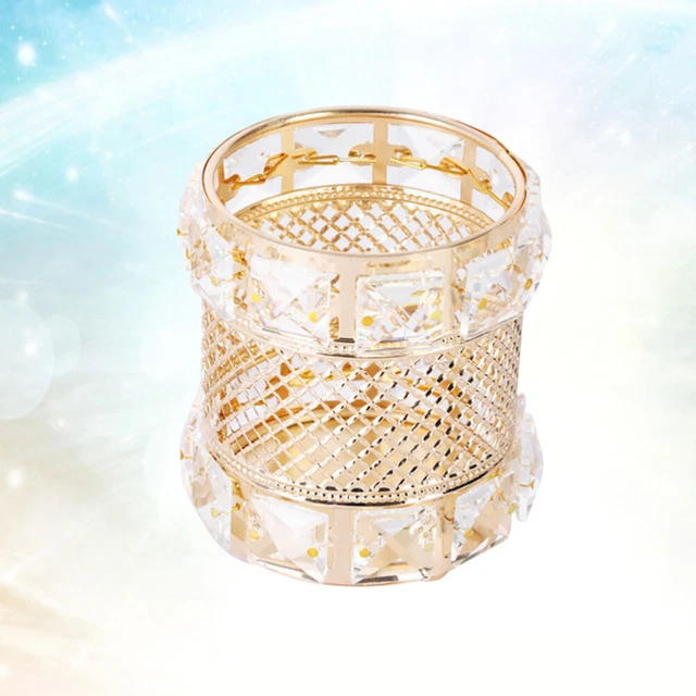 Portaplumas Maquillaje Metal Cepillo Soporte Almacenamiento Pluma Contenedor Sundries Escritorio
