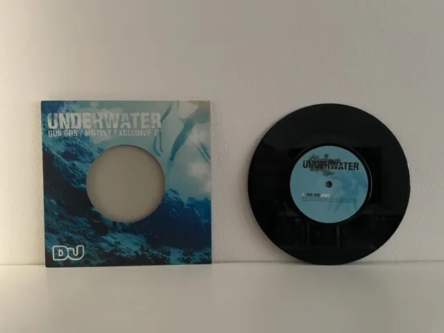 Gus Gus - Cruz / Mutiny - Drums 7" House Vinyl 2003 DJ Magazine Underwater