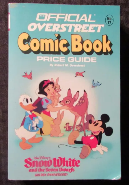 1987 OVERSTREET Comic Book Price Guide #17 FN 6.0 SC Disney Snow White