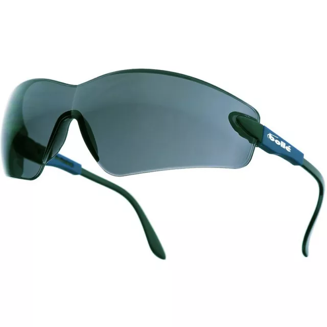 Bolle Viper VIPCF Safety Glasses Adjustable Temples All Round Vision - Smoke