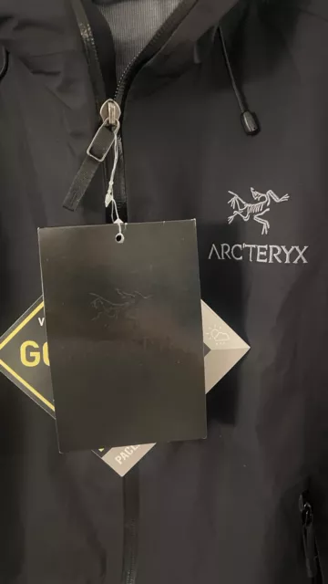 NEW-Arcteryx Beta AR Jacket Shell Men’s Size L Gore-Tex Pro Waterproof Black 2
