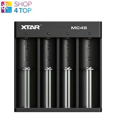 XTAR MC4S Chargeur 18650 LI-ION USB Dc 5V 0.5A TC / Cc / Cv 14500 14650 Neuf