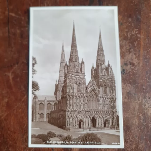 Lincoln Cathedral From NW. Unposted Vintage Postcard 22930, Unposted.