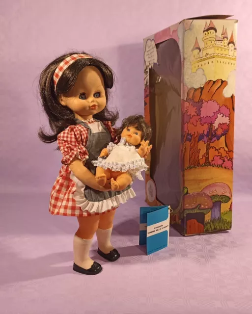 Mamma & Dodo -PARLA con disco- 70s bambola vintage effe titti sebino furga