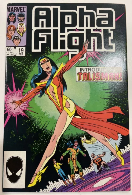 Alpha Flight #19-MARVEL 1986-1st APP Talisman (John Bryne Story, Art and Cover)