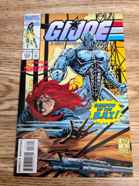 G.I. Joe #153 | Low Print Run | Scarlett Cobra BATS | Larry Hama | Marvel 1994