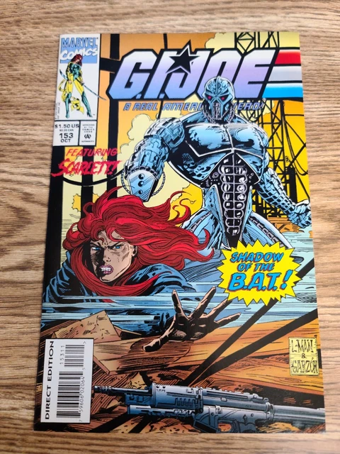 G.I. Joe #153 | Low Print Run | Scarlett Cobra BATS | Larry Hama | Marvel 1994