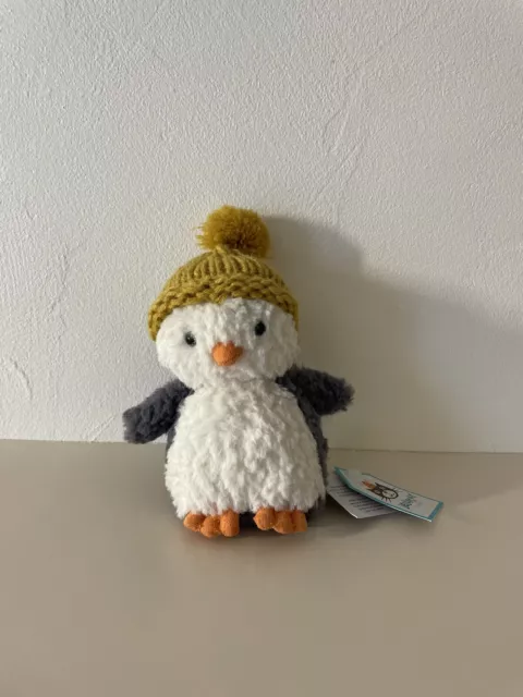 Jellycat Wee Winter Mustard Penguin