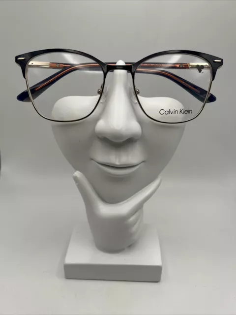 Calvin Klein CK21124 Authentic Eyeglasses Frame 51-18-140 Blue 438