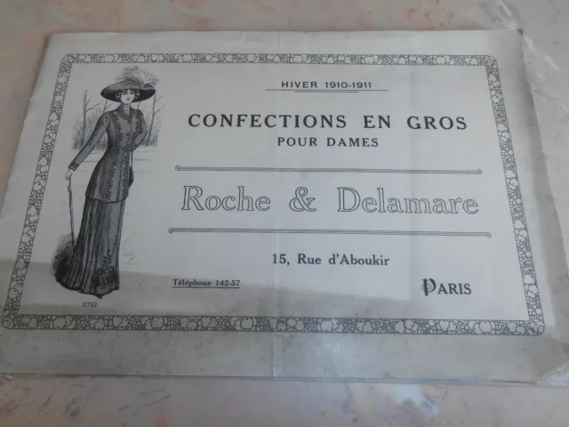 Catalogue de mode confections pour dames 1910 / 1911 ( ref 44 )