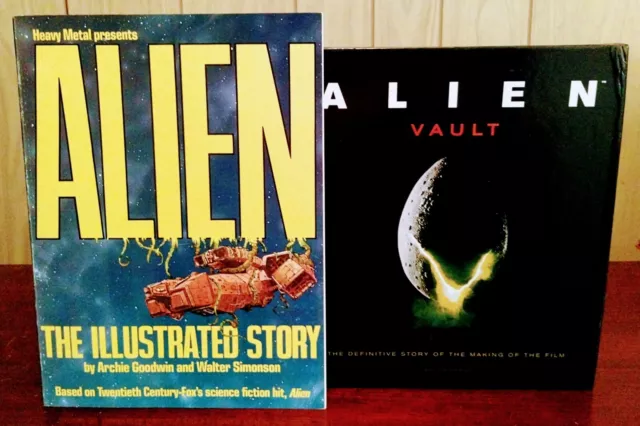 Alien: The Illustrated Story Book W/Alien Vault Book EX